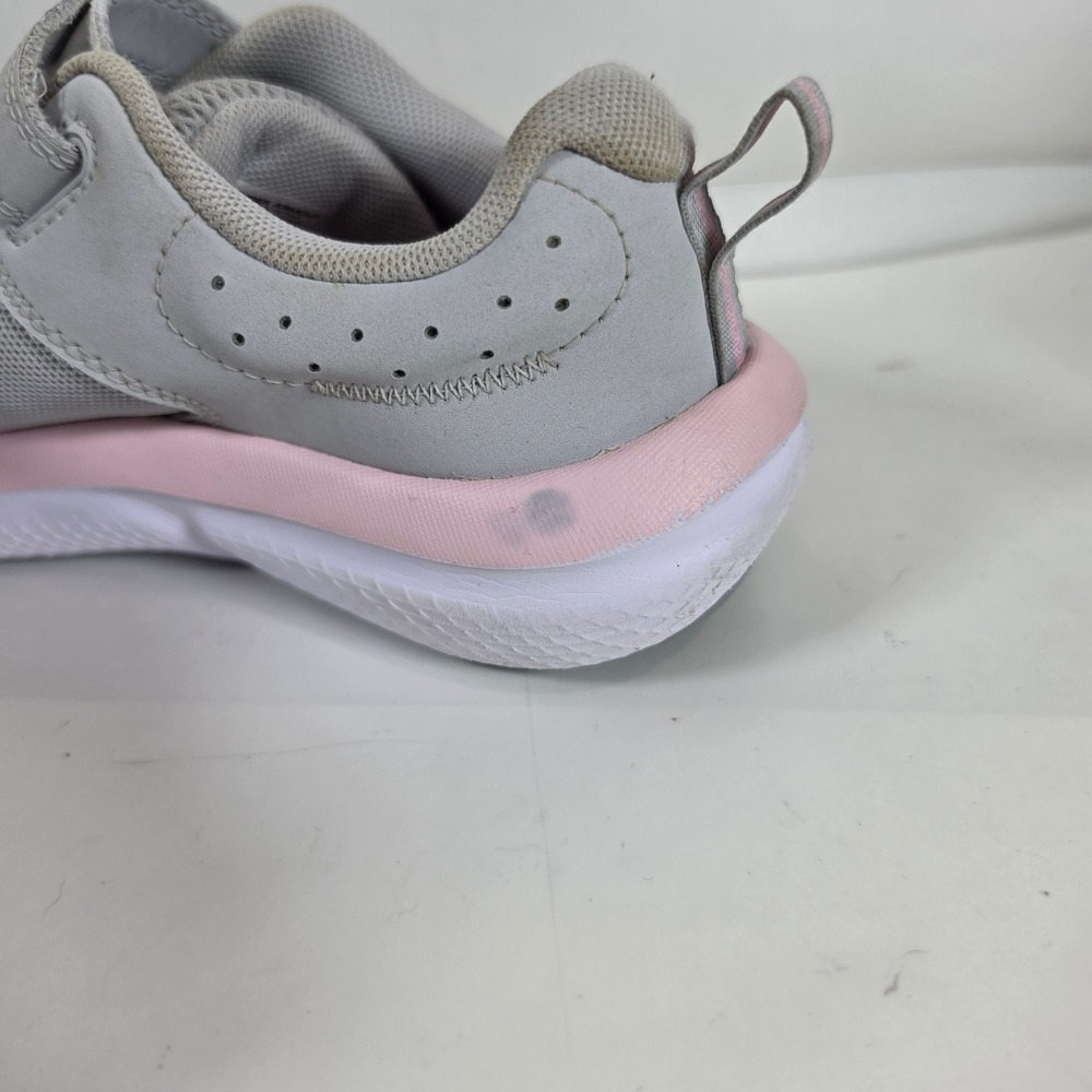 Under Armour Girls Assert 10 Grey Pink Running Shoes Size 3Y - Picture 7 of 8